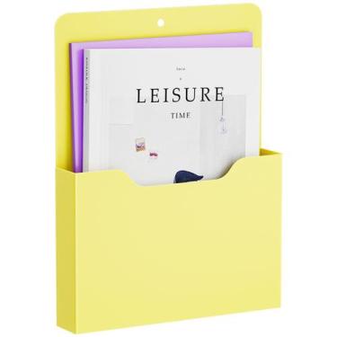 Imagem de Porta-arquivos magnético Marbrasse Large Yellow 30x24x3 cm