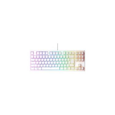 Imagem de Teclado Mecânico Gamer Husky Sled, TKL, Branco, ABNT2, RGB, Switch Gateron G Pro Brown - HTG500BRMA