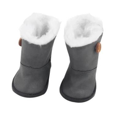 Imagem de Botas de Neve de Pelúcia para Boneca de 18 Polegadas (75cm) - Sapatos 