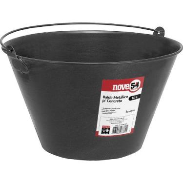 Imagem de Balde para concreto 10 litros metálico - Nove54