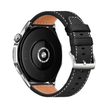 Imagem de Pulseira De Couro Unissex 20mm 22mm Para Amazfit Active 2 GTS 4 Mini 3