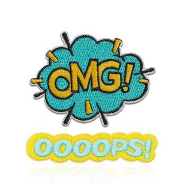 Imagem de Patch bordado engraçado, adesivos OMG-Moral, apliques fofos de meme para mochilas, chapéus de caminhoneiro, arreios para cães, coletes militares, jaquetas