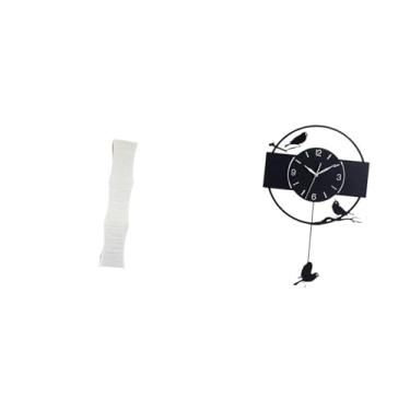 Imagem de Whtkoph Abajur Minimalista em Formato de Pássaro E Relógio de Parede para Sala de Estar. Ornamento Decorativo em Acrílico para Luminárias de Chão, Ideal para