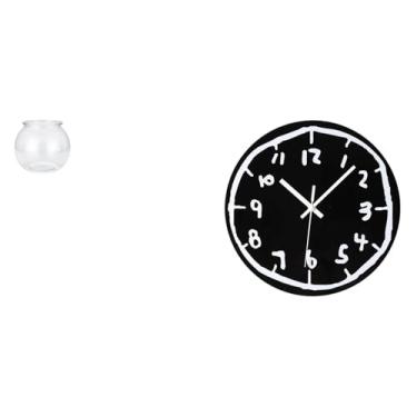 Imagem de Whtkoph Relógio Decorativo em Acrílico Transparente em Formato de Aquário, Ideal para Mesa de Escritório Moderna E Minimalista, Decoração de Casa, Cozinha E S