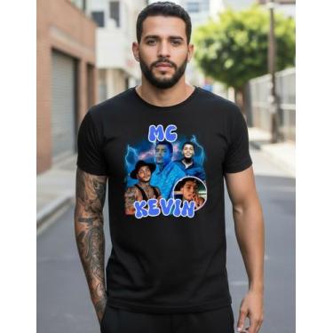 Imagem de Camiseta Algodão Premium Estampa Mc Kevin A Mente É Fértil - Genérica,