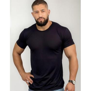 Imagem de Camiseta De Corrida Dry Fit Masculina Lisa - Treino Academia - LABELA 