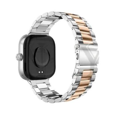 Imagem de Pulseira De Aço Inoxidável Redmi Watch 4 Xiaomi Mi Band 8 pro SmartWat