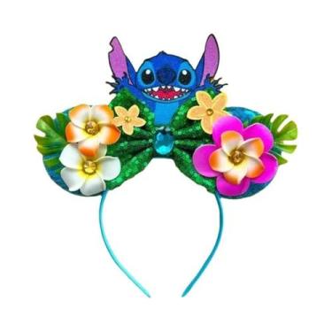 Imagem de Tiara De Lantejoulas Mickey Minnie Para Meninas, Acessórios De Festa C