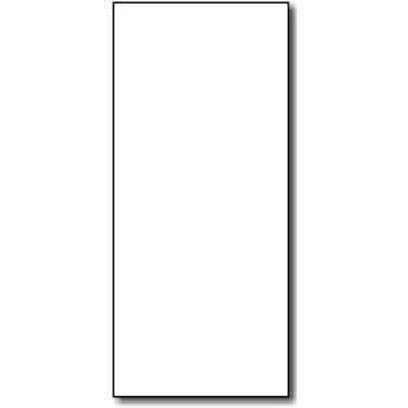 Imagem de Cartões de negócios brancos de 36,3 kg, 10,8 cm x 28 cm - 250 cartões em branco - para agradecimento, menus, publicidade, casamento, bares e restaurantes