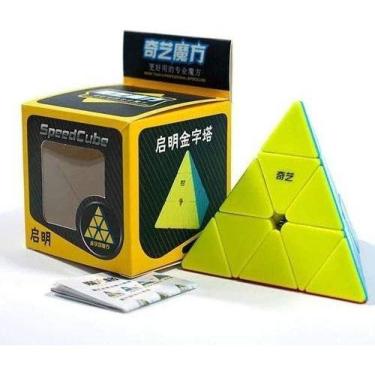 Imagem de Cubo Mágico Pirâmide Interativo Qiming Pyraminx Speedcube