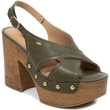 Imagem de Sandália Plataforma Fivela Tiras Cruzadas Dakota Db032-Feminino