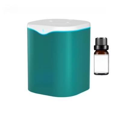 Imagem de Umidificador De Ar Com Purificador Difusor De Aroma De Grande Capacidade Pulverização Dupla(Verde 2000ml+Lavanda 15ml)