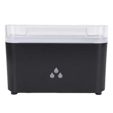 Imagem de KUIDAMOS Difusor de óleo Essencial Elegante e Versátil Umidificador de Névoa Fria para Quarto Escritório Casa Yoga Alimentação USB 160ml ABS + PP (Preta)