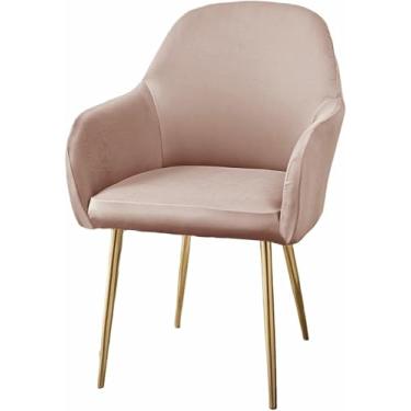Imagem de Capa elástica para cadeira de jantar com encosto curvo e apoio de braço, ideal para sala de jantar, hotel, penteadeira ou escritório.