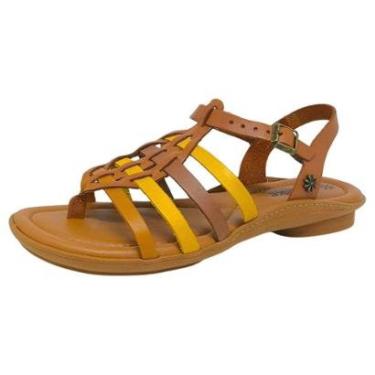 Imagem de Sandalia Feminina Estilo Conforto Macia Flatform New Face-Feminino