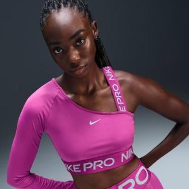 Imagem de Camiseta Nike Pro Cropped Shine Feminina-Feminino