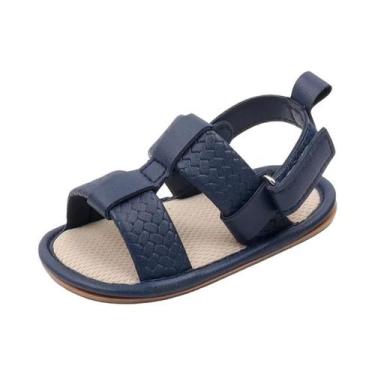 Imagem de Sandálias De Verão Unissex Para Bebês, Calçados Macios De PU Para Recé