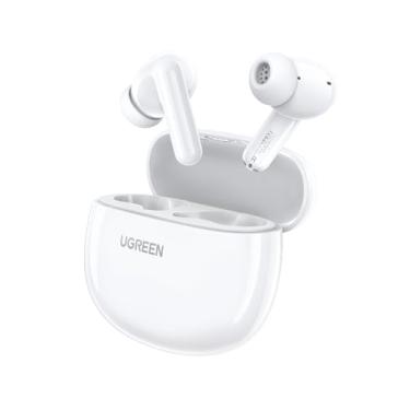 Imagem de UGREEN Fones de ouvido sem fio Bluetooth 5.4, diafragmas de 12 mm com cancelamento de ruído ENC, carregamento rápido, suporta conexão de dispositivo duplo compatível com dispositivos iPhone Android e
