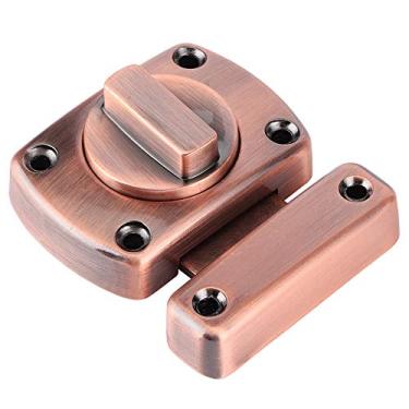 Imagem de AYNEFY Fechaduras de Porta de Armário de Liga de Zinco Trava de Armário Multifuncional Ferragem de Fechadura de Porta Deslizante para de 2.1x1.6x1in Fechaduras de Hardware de Janela de (Trava grande