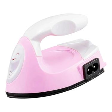 Imagem de ＫＬＫＣＭＳ Ferro Elétrico Portátil Compacto para Roupas, Artesanato e Projetos DIY. Premium, Profissional, Aquecimento Rápido, Robusto e Versátil, Rosa