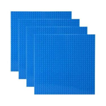 Imagem de Placas Base 32x32 (4 Peças) De Plástico Compatíveis Com Blocos De Mont