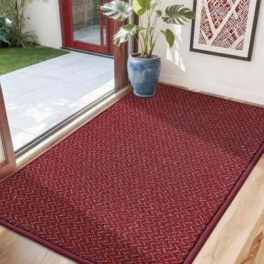 Imagem de COSY HOMEER - Tapete de porta 81 cm x 122 cm antiderrapante absorvente tapetes de entrada capachos de sujeira tapetes de entrada laváveis tapete de entrada baixa para porta traseira e tapetes de
