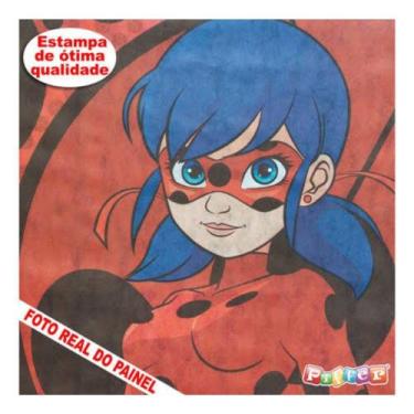Imagem de Painel TNT Miraculous Ladybug Catnoir Decoração Parede Festa