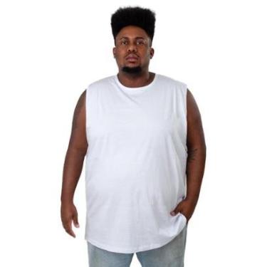 Imagem de Camiseta Camisa Regata Masculina Machão Big Lisa Plus Size-Masculino