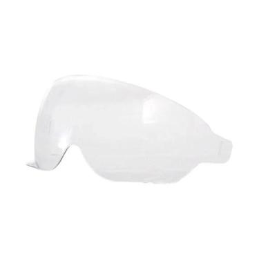 Imagem de Capacete De Moto Retrô Com Viseira Solar E Óculos De Proteção Anti-UV,