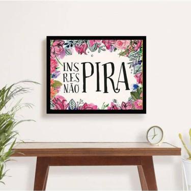Imagem de Quadro Decorativo Inspira, Respira, Não Pira