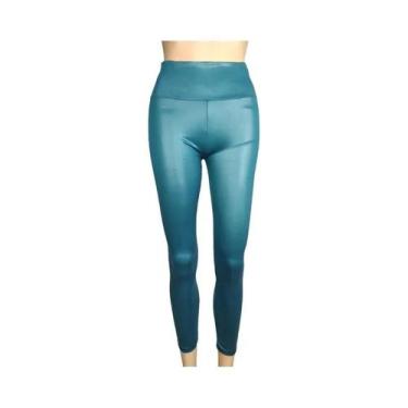 Imagem de Leggings Femininas De Cintura Alta Em material sintético, Calças De Yo