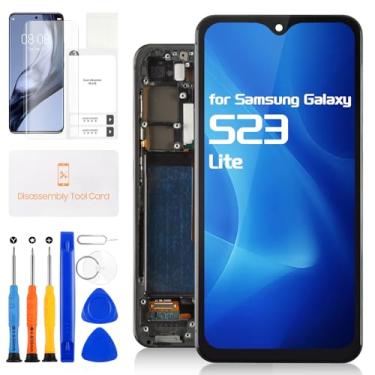 Imagem de Substituição de tela LCD TFT para Samsung Galaxy S23 5G A911 - para Galaxy S23 5G Display LCD Touch Screen Digitalizador SM-S911B S911E S911U Montagem com ferramentas (preto com moldura)