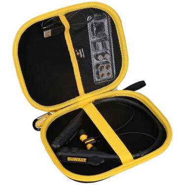 Imagem de Aproca Capa de fone de ouvido compatível com fones de ouvido Bluetooth Dewalt Heavy Duty Black Edition 2 em 1 (somente capa)