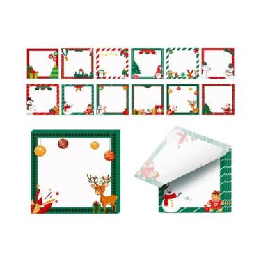 Imagem de Conjunto De Blocos De Notas De Natal 12 24 36 Peças, Notas Adesivas De