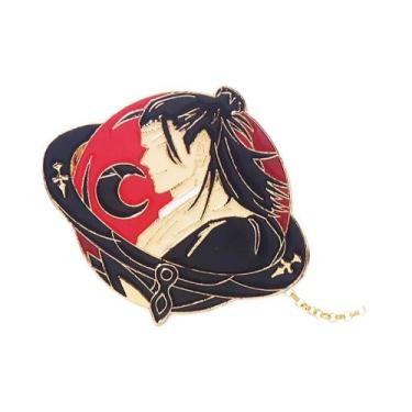 Imagem de Pins De Esmalte Do Anime Jujutsu Kaisen, Broches De Cosplay De Gojo Sa