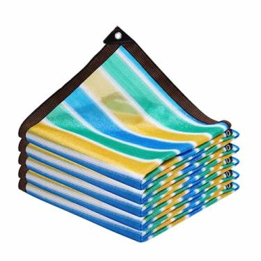 Imagem de 85% rede de tecido de sombra para plantas - malha de proteção solar durável com ilhós, ideal para jardim, privacidade de varanda, canil, pérgola, tecido de proteção solar de 3 x 16 m (9,8 x 52,5 pés)