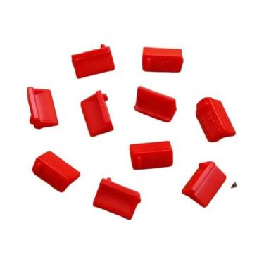 Imagem de Protetor De Poeira USB Tipo a Fêmea (10 Peças) - Tampa Anti-Poeira E C