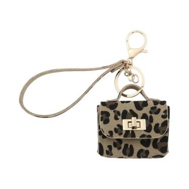 Imagem de Chaveiro De Bolsa Mini De Couro Coreano Fofo E Moderno, Pingente De Bo