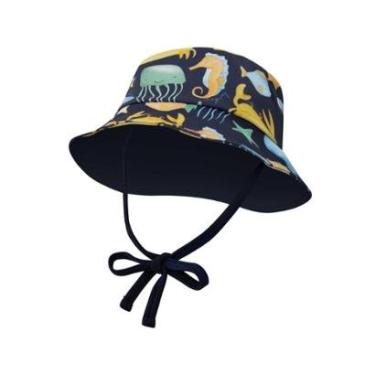 Imagem de Chapéu Bebê C/ Proteção UV 50+ Luc.boo Dinossauro-Masculino