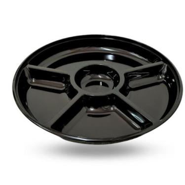 Imagem de Petisqueira Bandeja Plástica Aperitivos 30CM 5 Divisões - Menplast, Pr