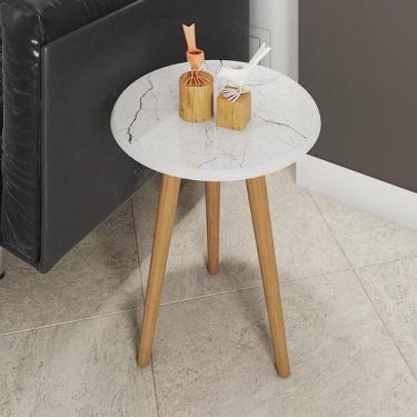 Imagem de Mesa Lateral Sala Brilhante - Móveis Bechara, Carrara