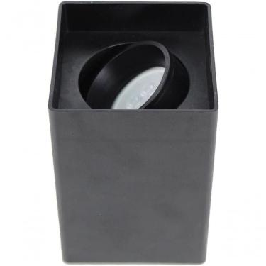 Imagem de Spot Clean Quadrado Sobrepor Preto - Bivolt