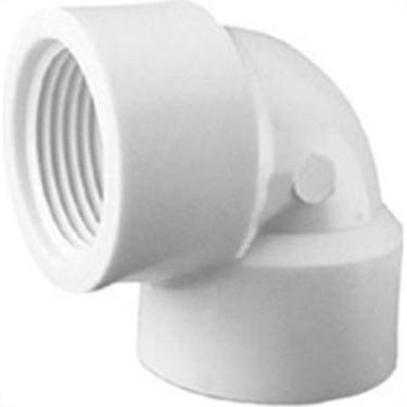 Imagem de Cotovelo Branco Amanco Rosca/Rosca 90X 3/4'' 10179/11669 - Kit C/20, B