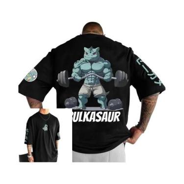 Imagem de Camiseta Oversized Unissex Pokemon Para Academia, Moda De Verão Y2K, C