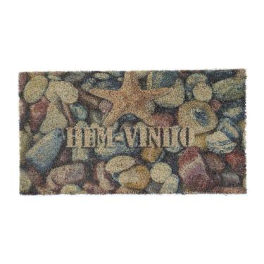 Imagem de Capacho De Poa Fibra De Coco Digital Fundo Do Mar 60x33cm - Uzoo Capacho Fibra De Coco Rt Digital 60x33cm Fundo Do Mar