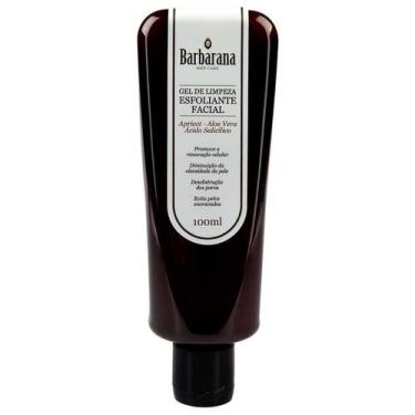 Imagem de Gel de Limpeza Esfoliante Facial com Aloe Vera 100g Barbarana