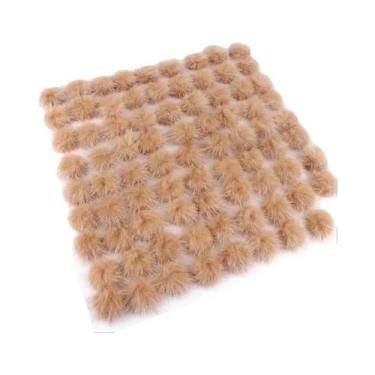 Imagem de Bolas De Pompom De Pele De Mink 25mm 30mm 40mm Para Costurar Em Chavei