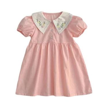 Imagem de Macacão Bordado De Verão Para Meninas, Vestido De Princesa Doce, Roupa