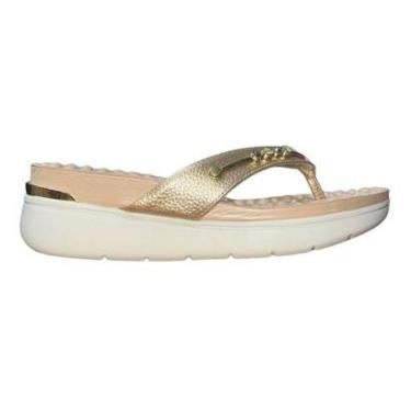 Imagem de Chinelo Rasteiro Plataforma Feminino Modare 7151.115 Dourado-Feminino