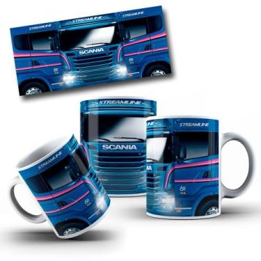 Imagem de Caneca personalizada caminhão caminhoneiro com seu nome - ABRAKADABRA3